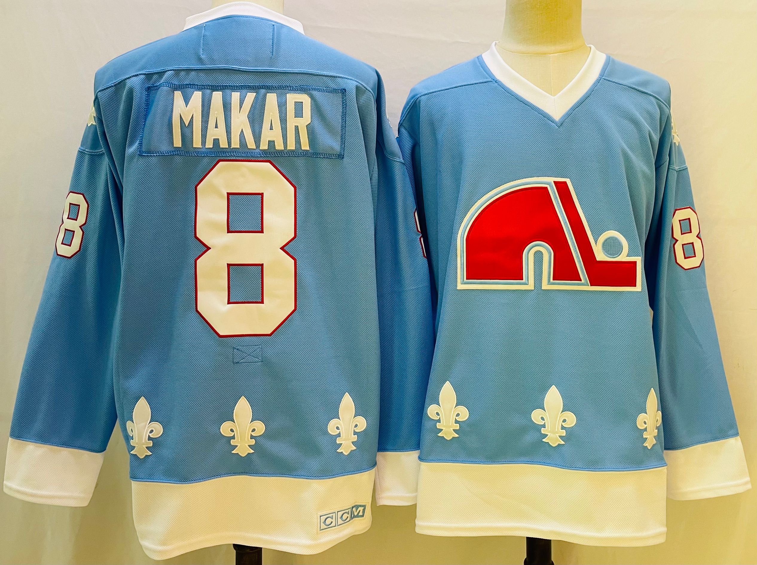 Men Colorado Avalanche #8 Makar Blue Throwback 2022 Adidas NHL Jersey->colorado avalanche->NHL Jersey